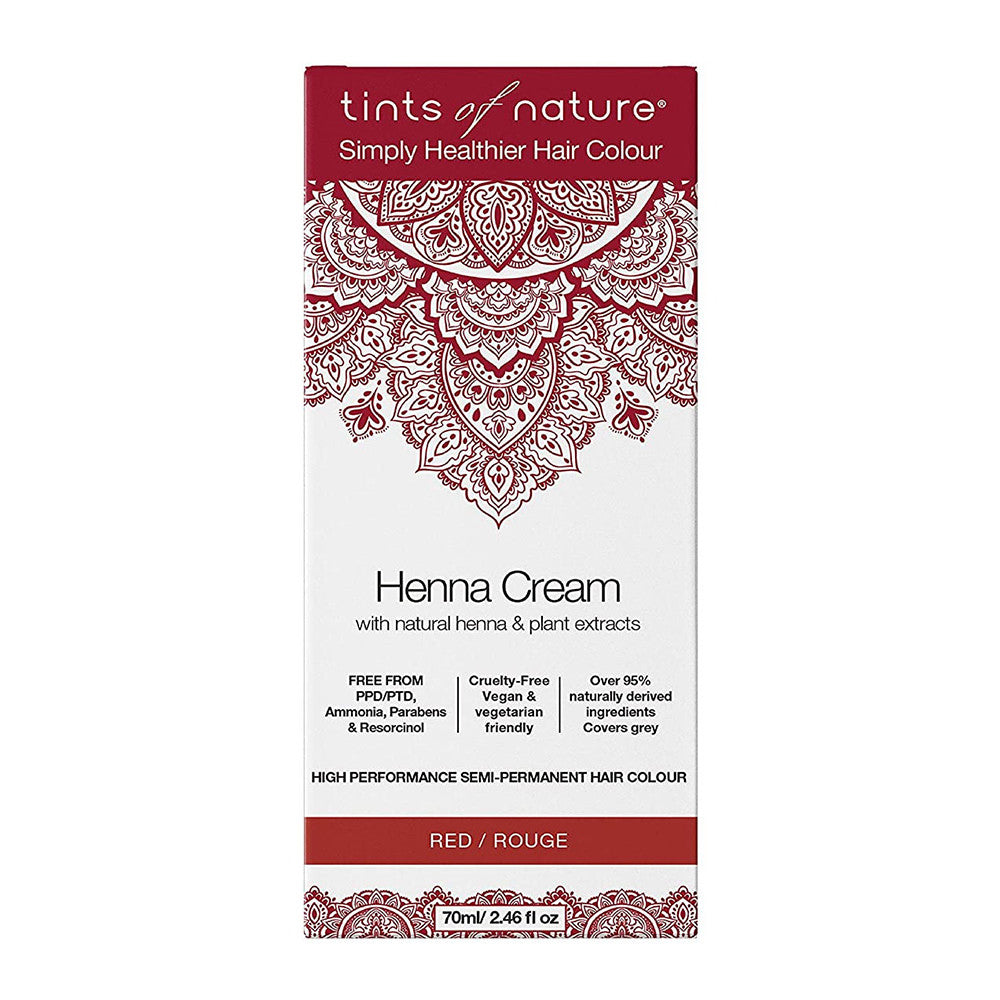Tints of Nature Simply Healthier Hair Colour Henna Cream Red, 2.46 Oz